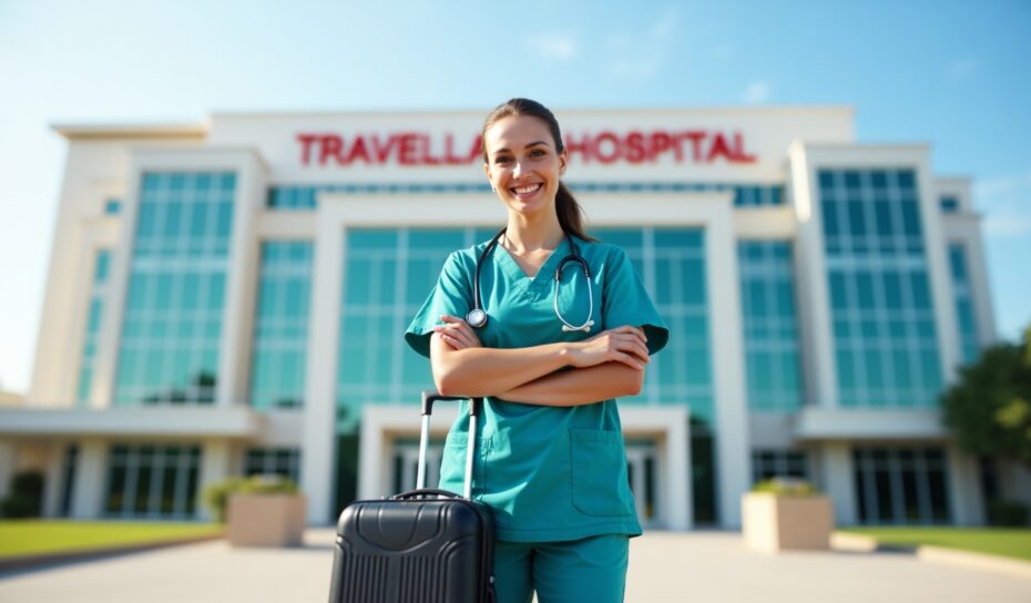 Flux_Dev_A_professional_and_friendly_travel_nurse_standing_in__1 Aya Healthcare